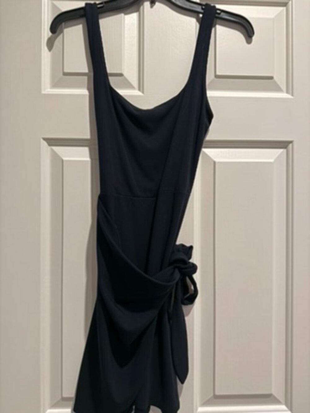 Wilfred Black Tie Waist Mini Dress Size XS